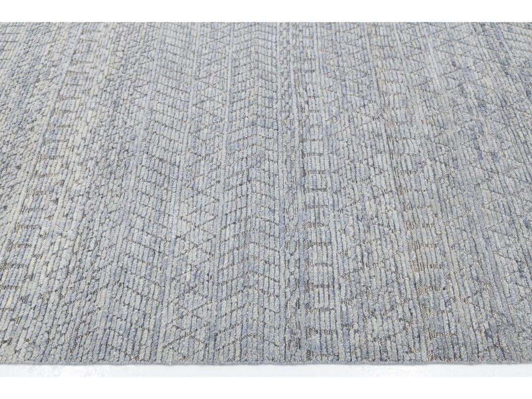 Modern Moroccan Wool Rug 10 X 14