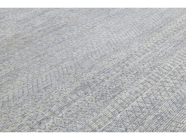 Modern Moroccan Wool Rug 10 X 14