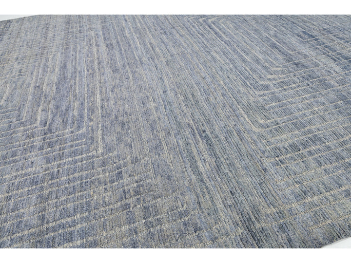 Modern Moroccan Wool Rug 12 X 16