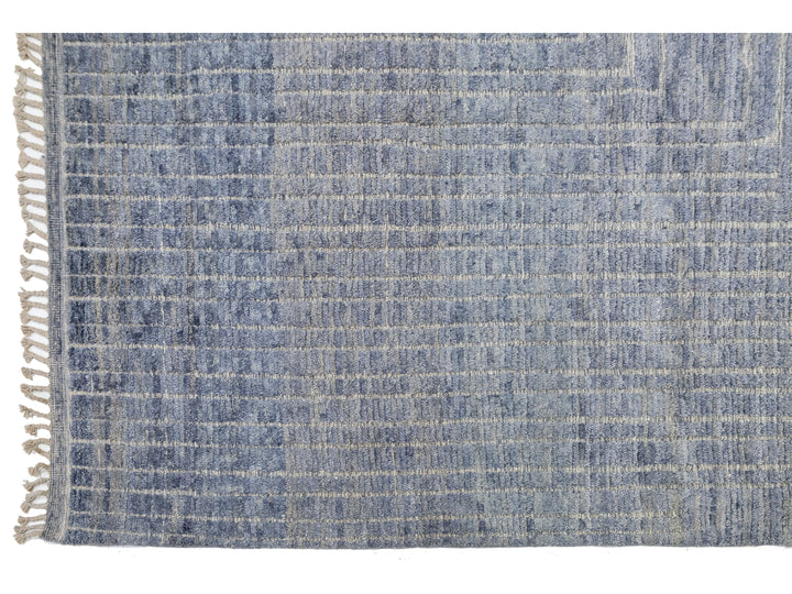 Modern Moroccan Wool Rug 12 X 16