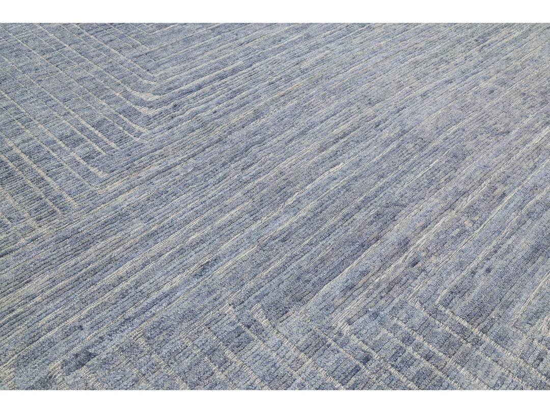 Modern Moroccan Wool Rug 12 X 16