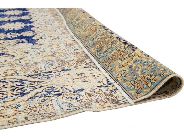 Antique Kerman Wool Rug  10 X 13