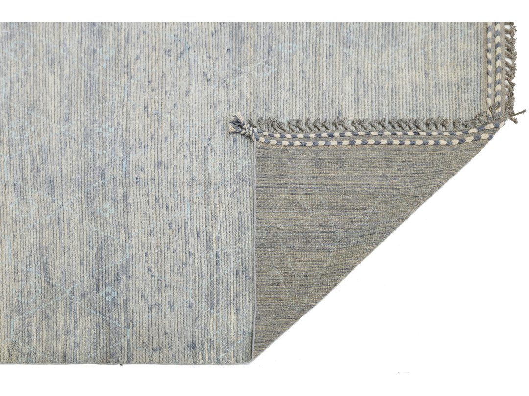 Modern Moroccan Wool Rug 12 X 16