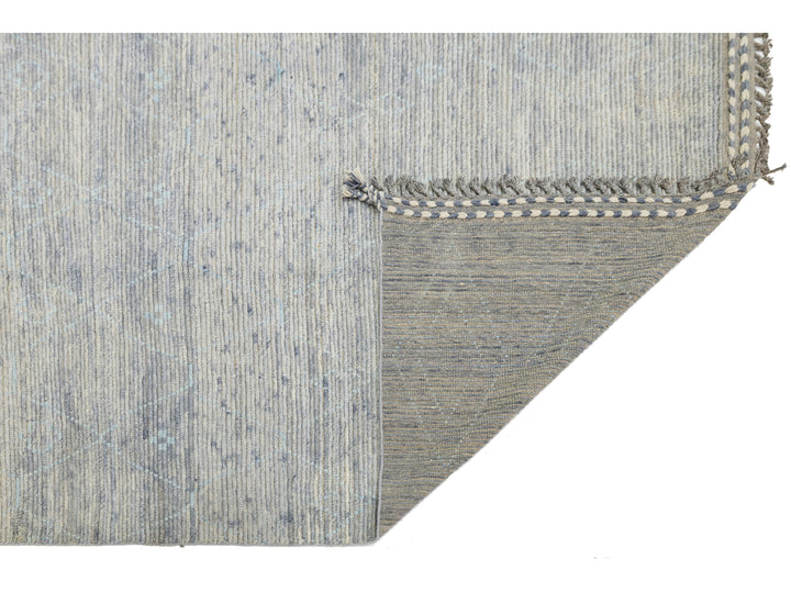 Modern Moroccan Wool Rug 12 X 16