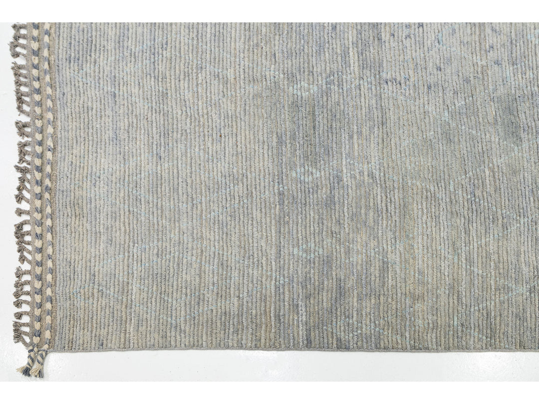 Modern Moroccan Wool Rug 12 X 16
