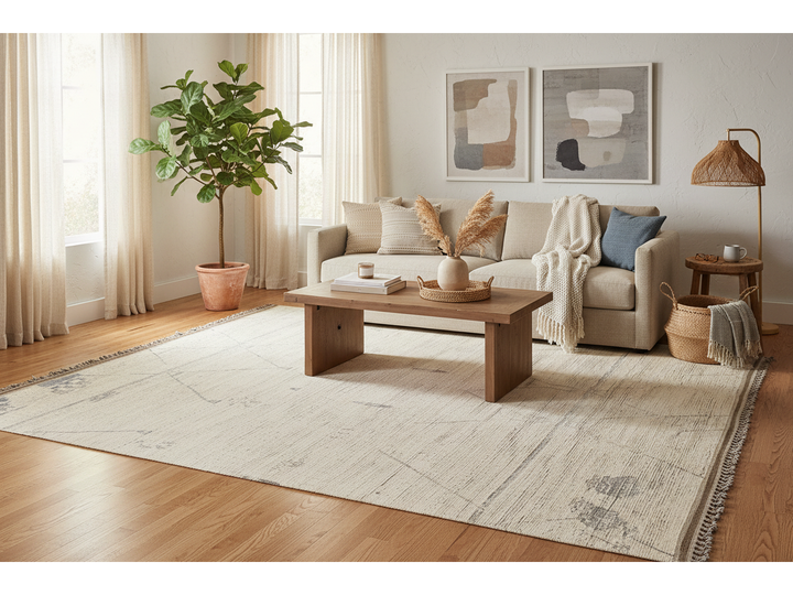 Modern Moroccan Wool Rug 12 X 16