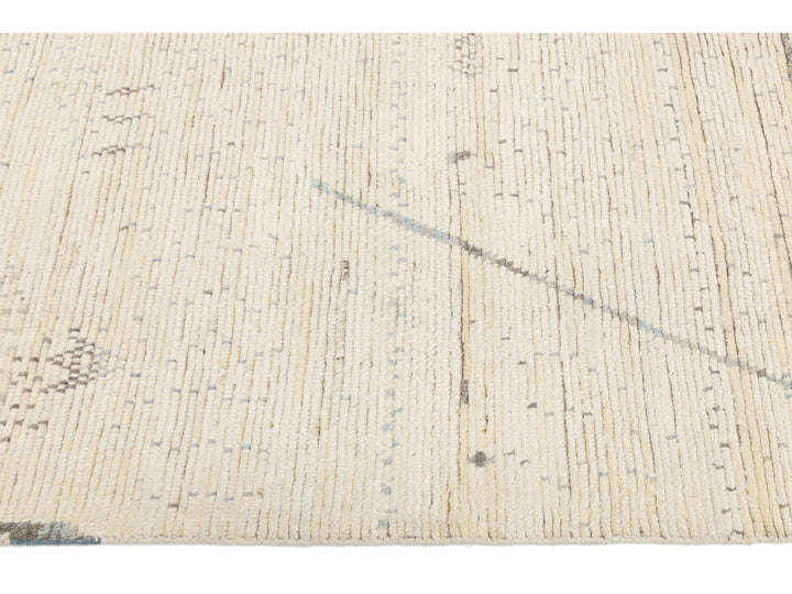 Modern Moroccan Wool Rug 12 X 16