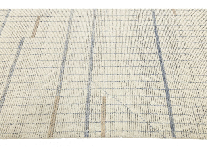 Modern Moroccan Wool Rug 12 X 15