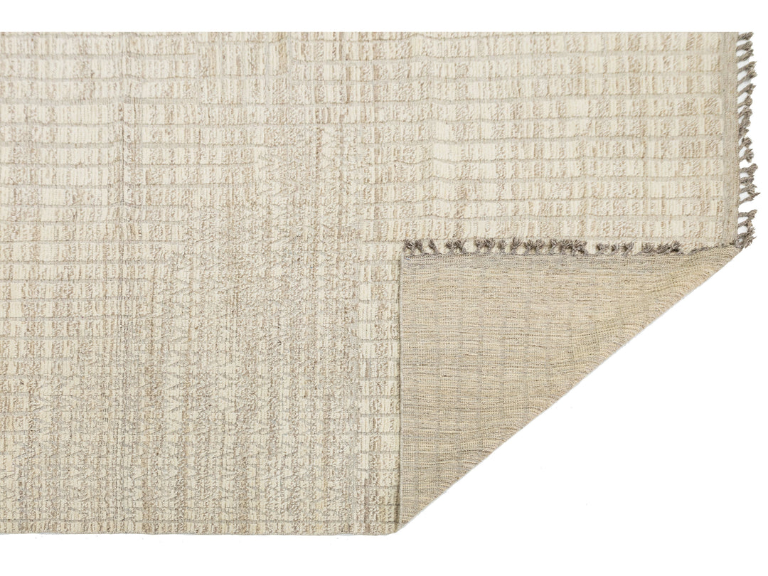 Modern Moroccan Wool Rug 12 X 16
