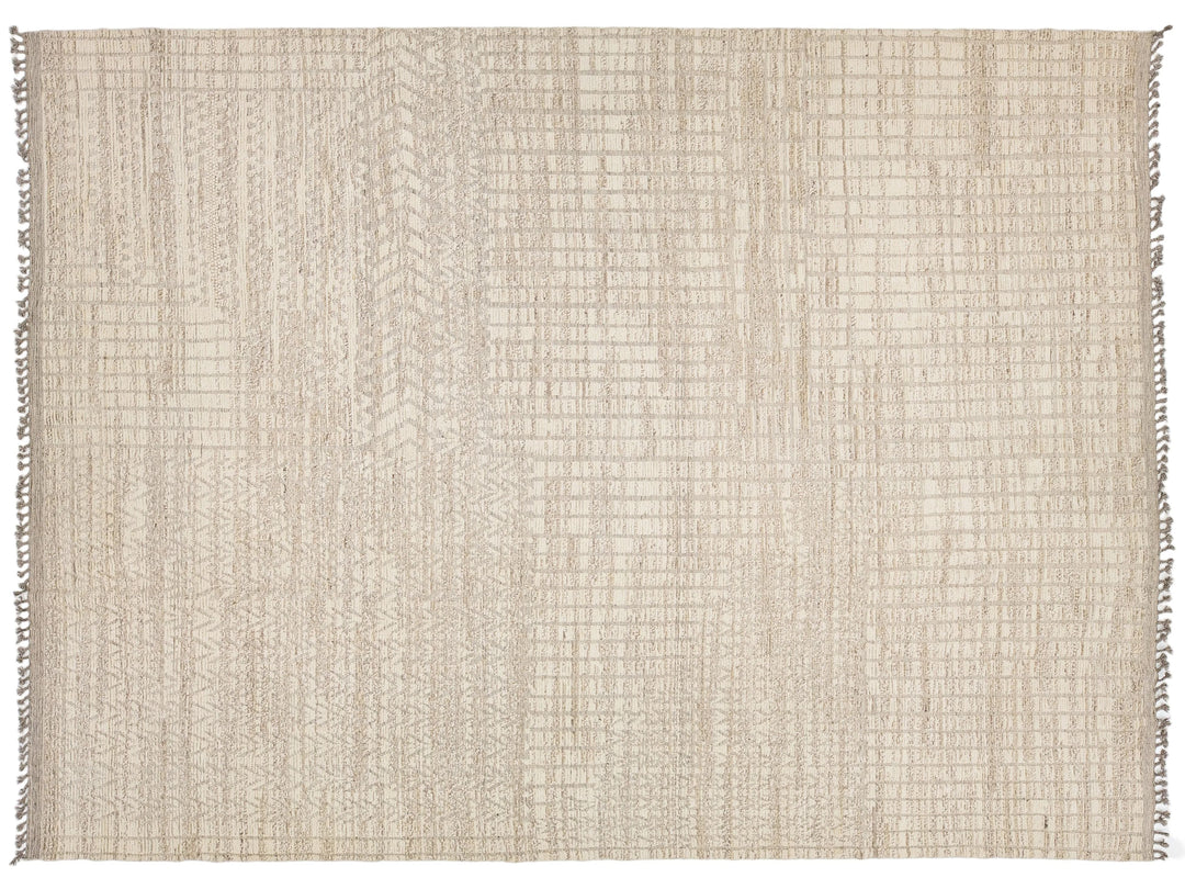 Modern Moroccan Wool Rug 12 X 16