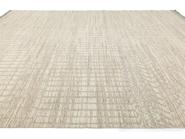 Modern Moroccan Wool Rug 12 X 16