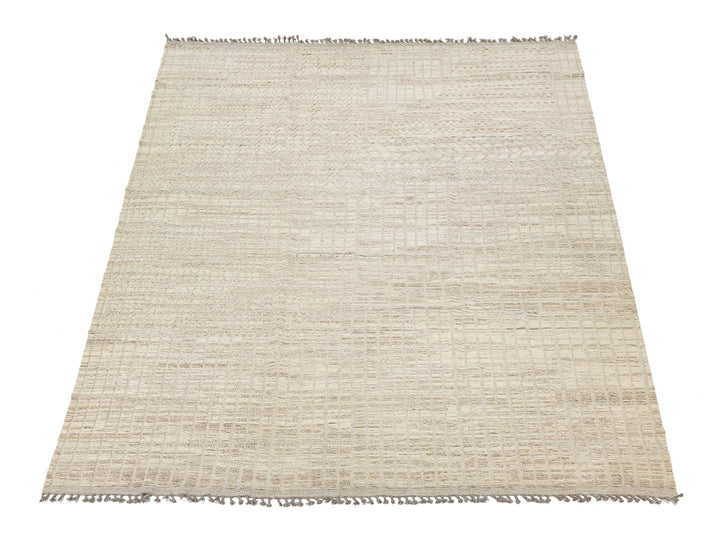 Modern Moroccan Wool Rug 12 X 16