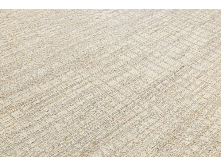 Modern Moroccan Wool Rug 12 X 16