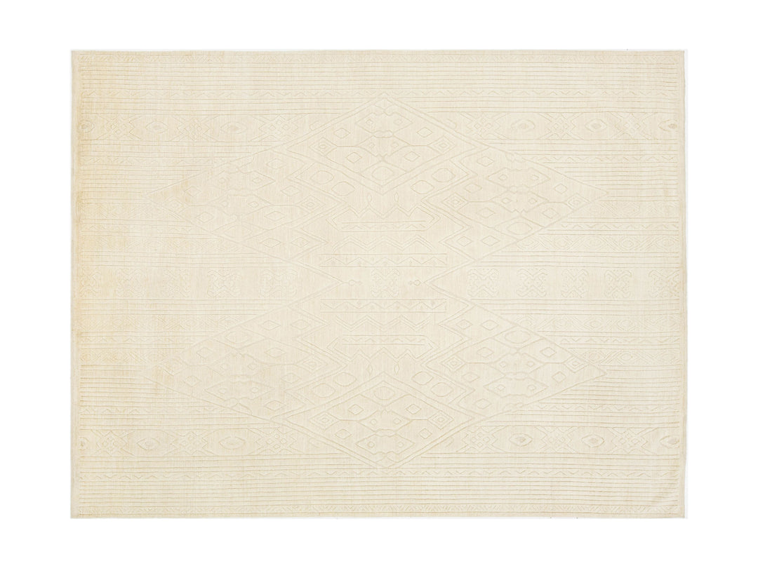 Modern Moroccan Wool Rug 9 X 12