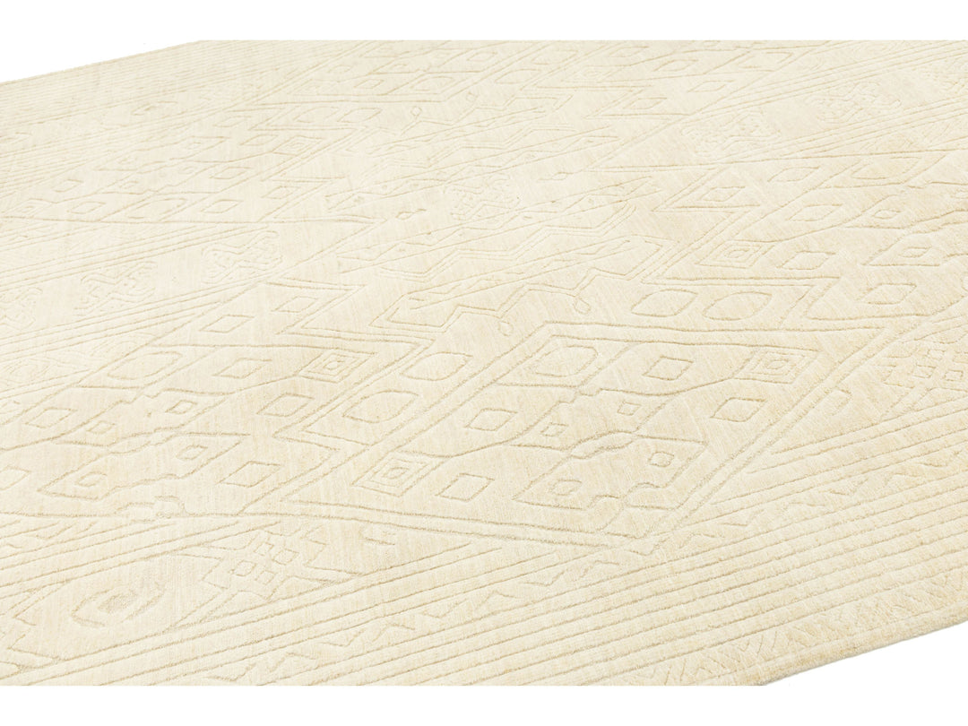 Modern Wool Rug 9 X 12