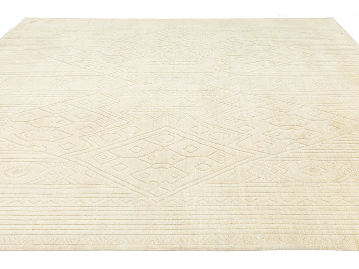 Modern Wool Rug 9 X 12