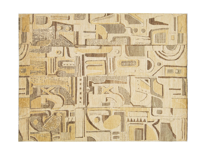 Modern Wool Rug 9 X 12