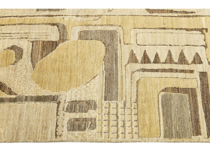 Modern Wool Rug 9 X 12