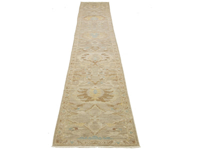 Modern Sultanabad Wool Runner 3 X 21