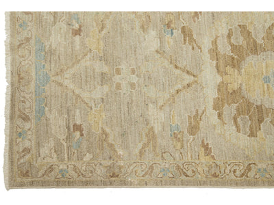 Modern Sultanabad Wool Runner 3 X 21