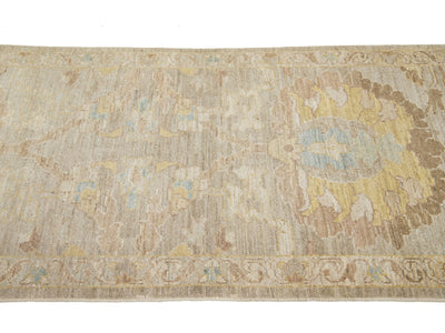 Modern Sultanabad Wool Runner 3 X 21