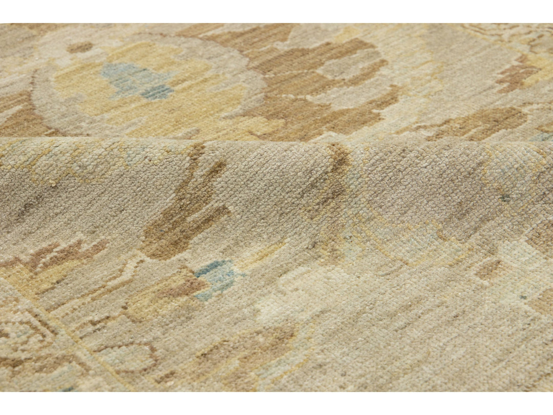 Modern Sultanabad Wool Runner 3 X 21