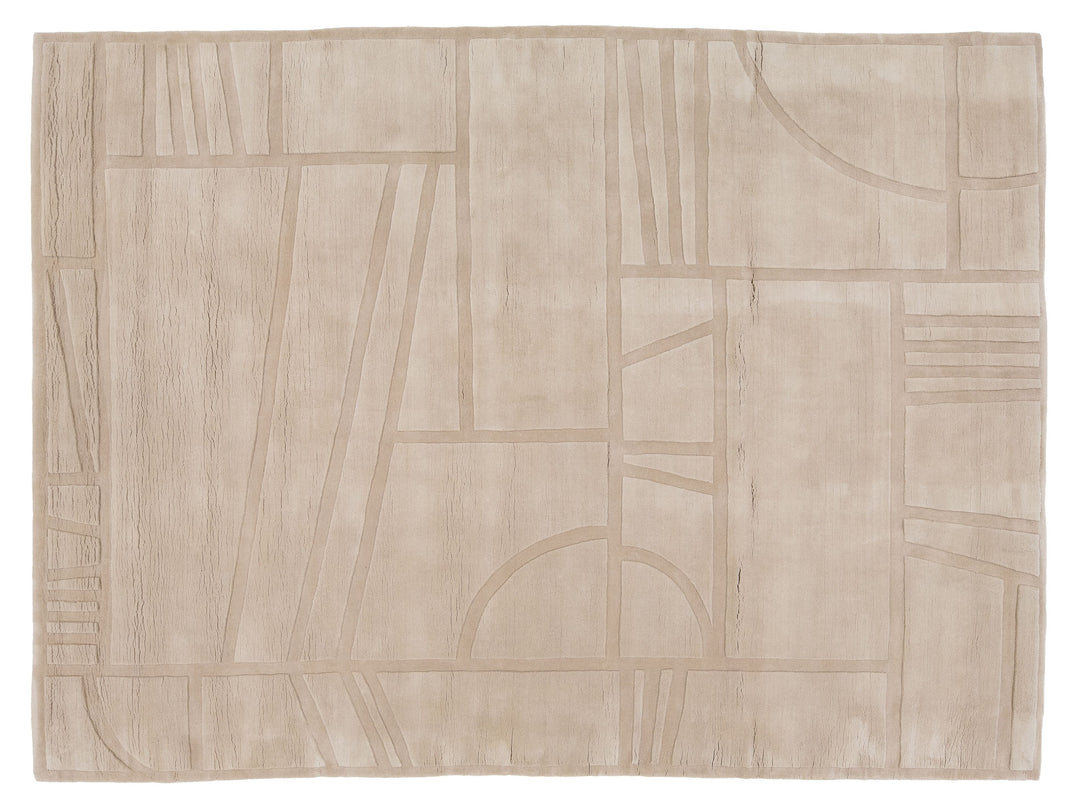 Modern Wool Rug 9 X 12