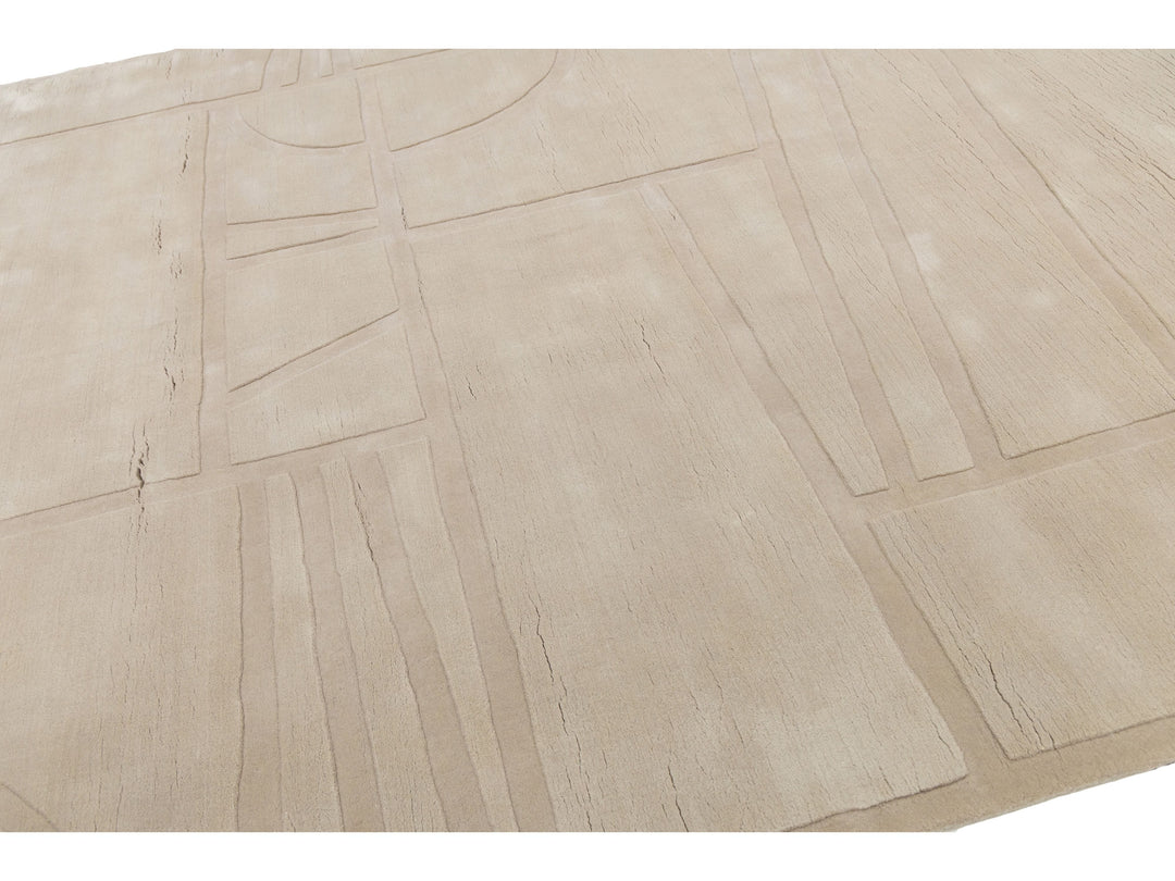 Modern Wool Rug 9 X 12