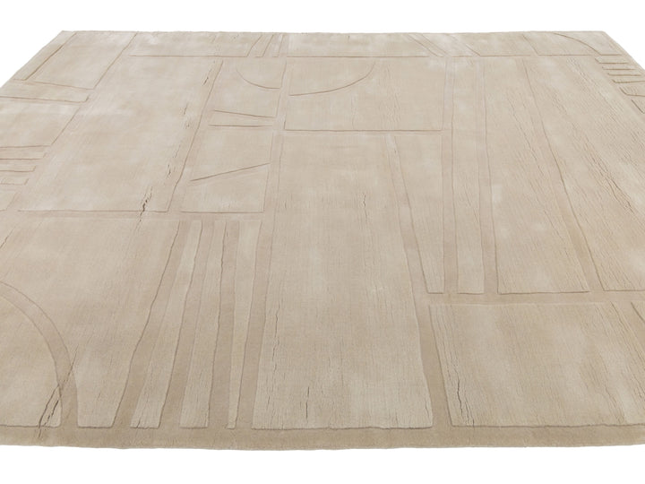 Modern Wool Rug 9 X 12