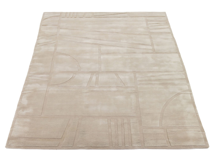 Modern Wool Rug 9 X 12