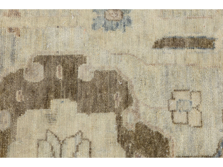 Modern Oushak Wool Rug 13 X 17