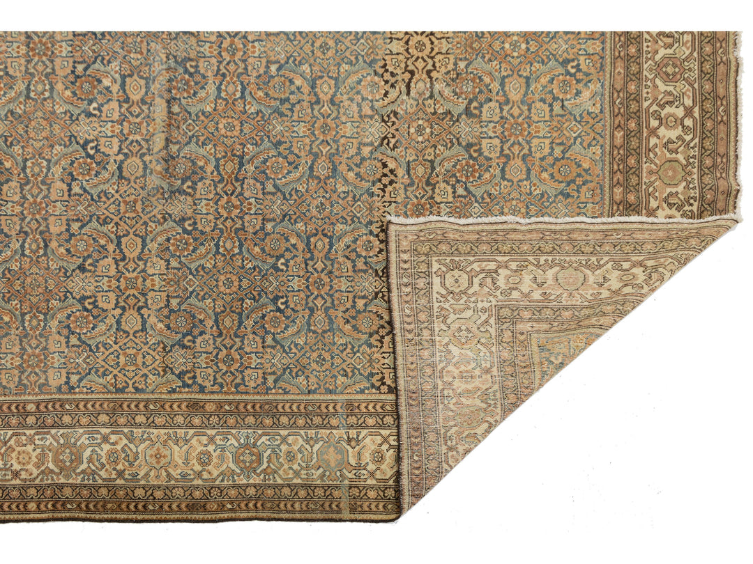 Antique Malayer Wool Rug 9 X 9