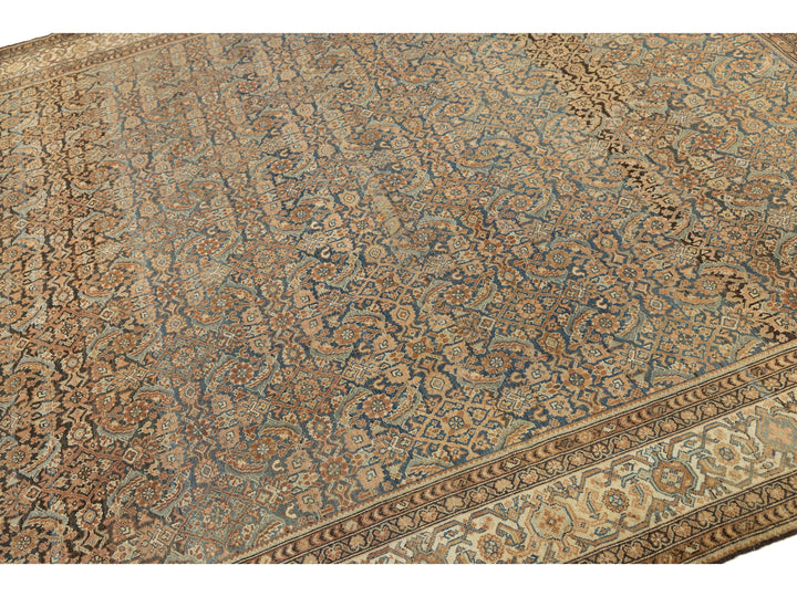 Antique Malayer Wool Rug 9 X 9