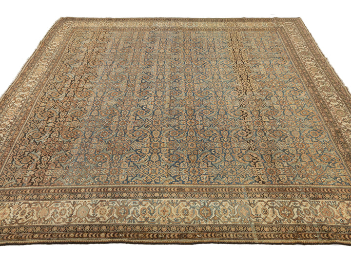 Antique Malayer Wool Rug 9 X 9