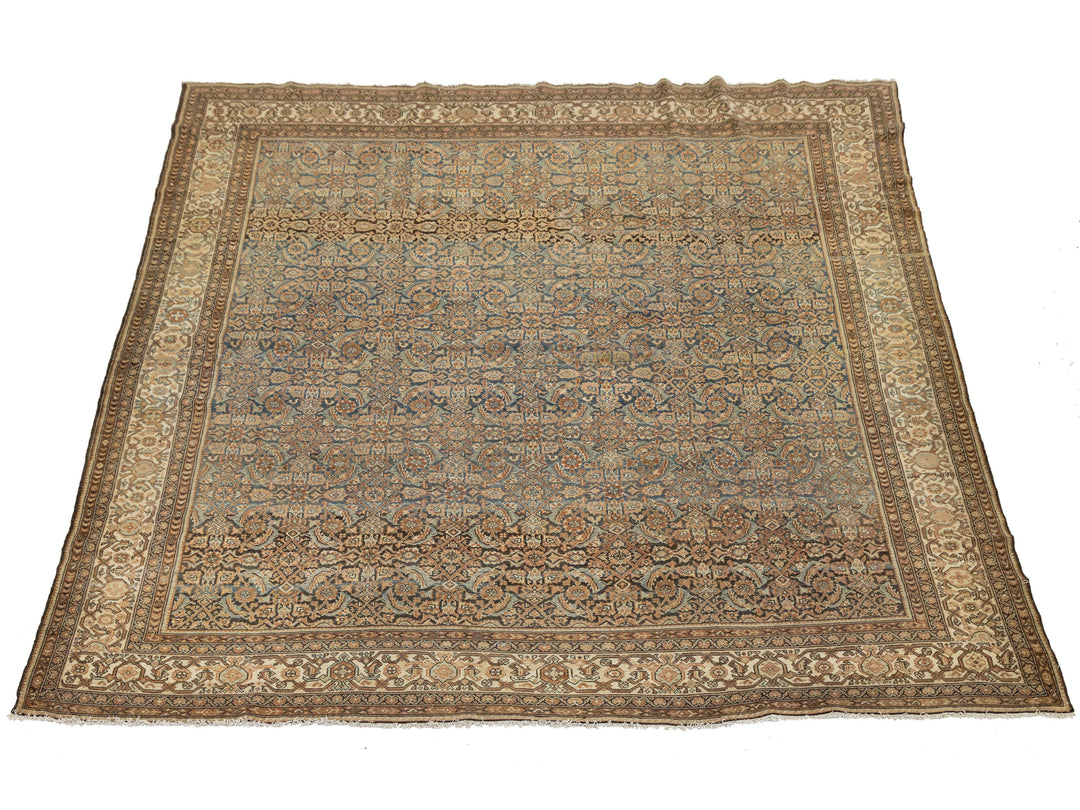 Antique Malayer Wool Rug 9 X 9