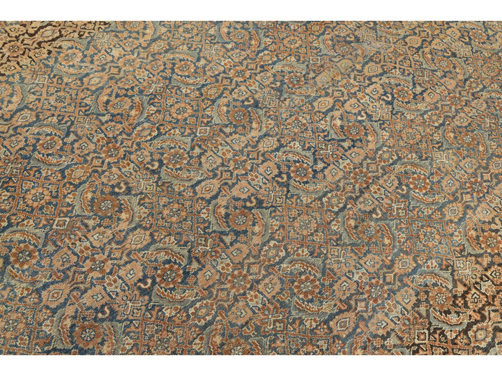 Antique Malayer Wool Rug 9 X 9