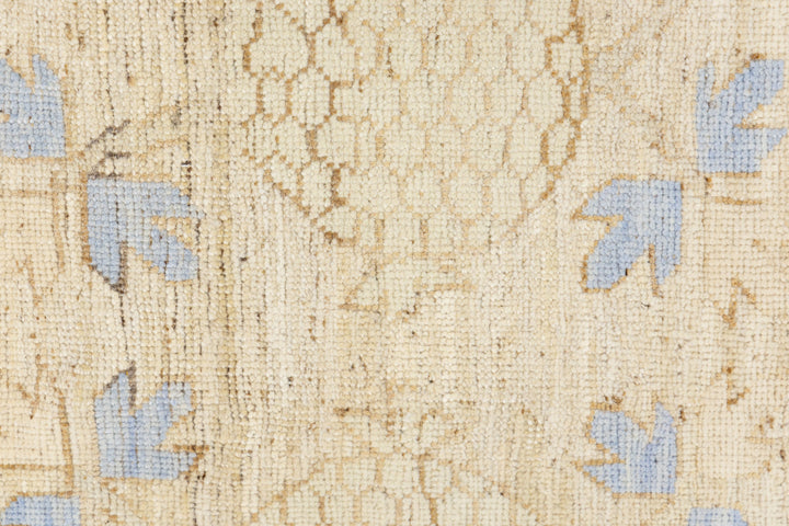 Modern Khotan Wool Rug 17 X 21