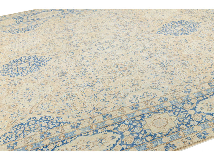 Antique Kerman Wool Rug  10 X 15