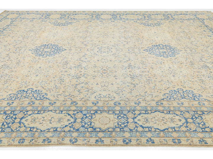 Antique Kerman Wool Rug  10 X 15