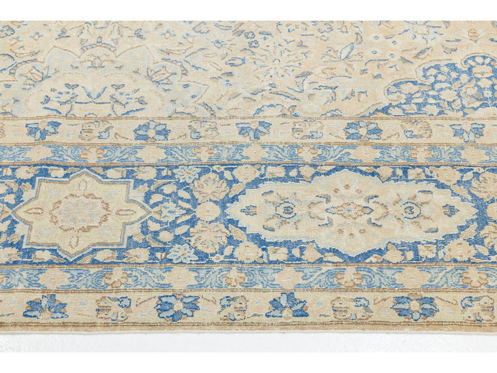 Antique Kerman Wool Rug  10 X 15