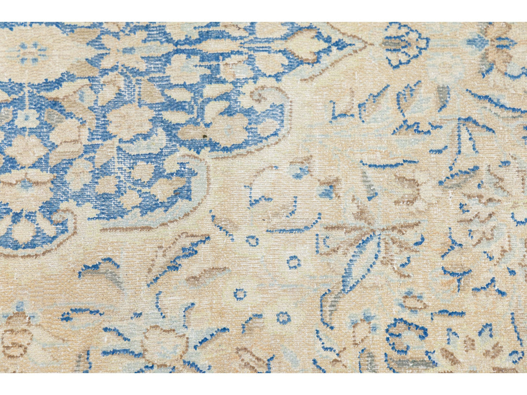 Antique Kerman Wool Rug  10 X 15