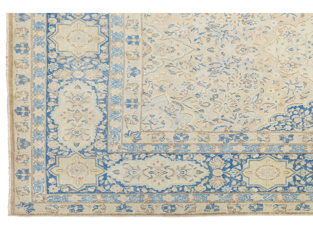 Antique Kerman Wool Rug  10 X 15