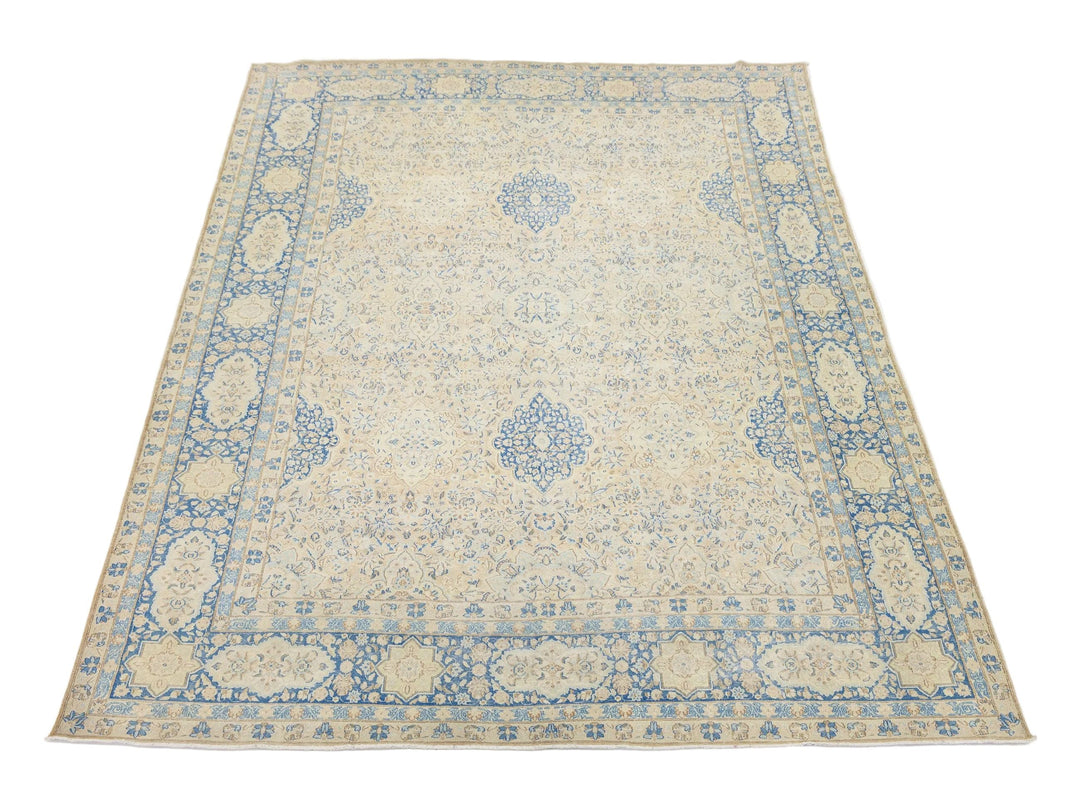 Antique Kerman Wool Rug  10 X 15