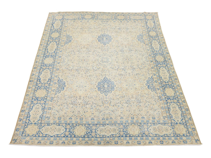 Antique Kerman Wool Rug  10 X 15