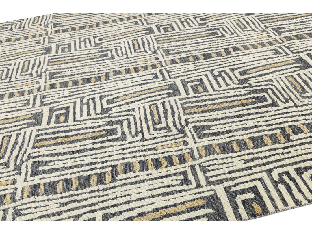 Modern Wool Rug 9 X 12