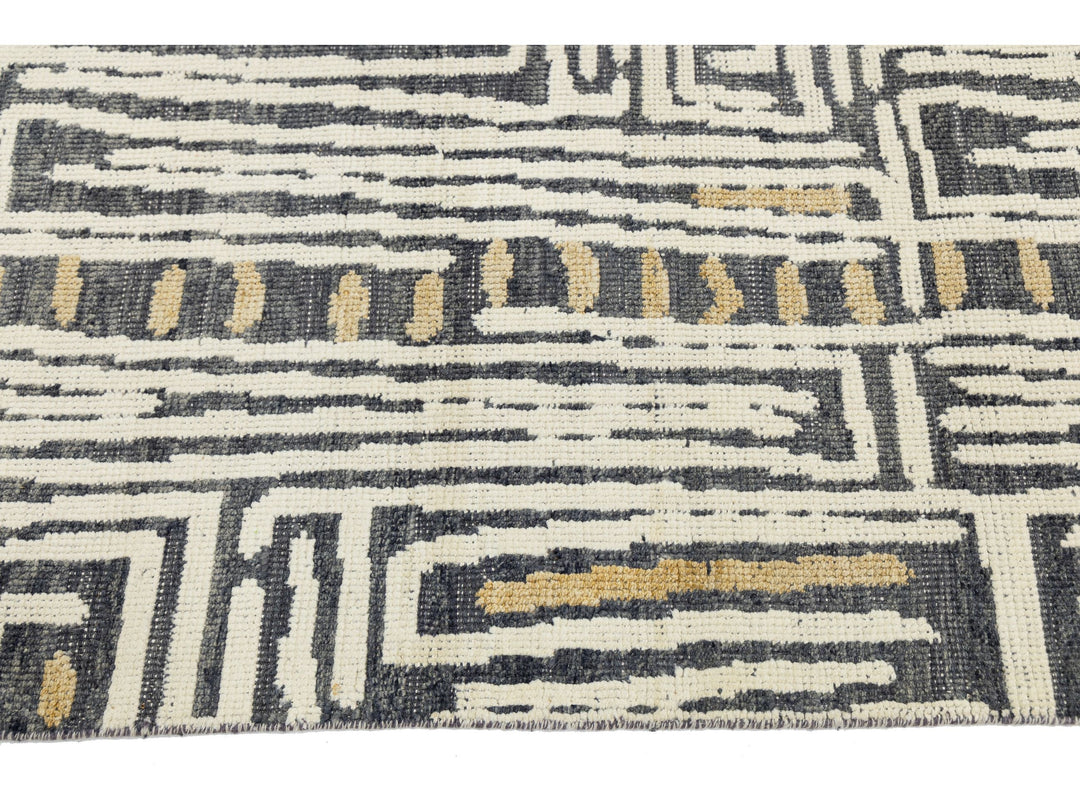 Modern Wool Rug 9 X 12