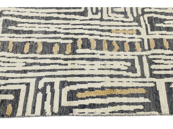 Modern Wool Rug 9 X 12