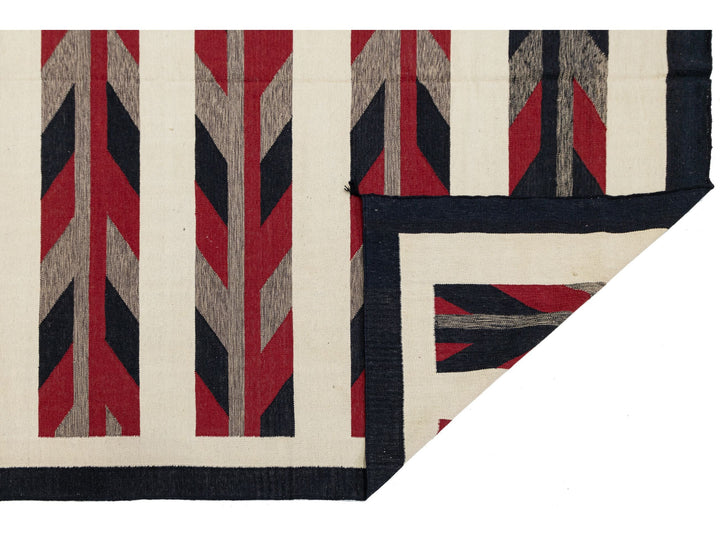 Modern Navajo Wool Rug 9 X 12