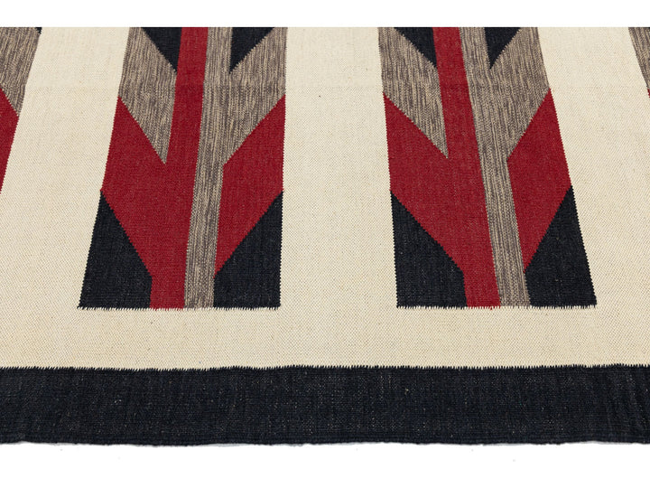 Modern Navajo Wool Rug 9 X 12