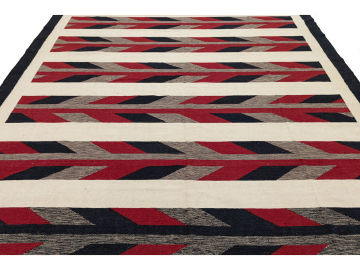 Modern Navajo Wool Rug 9 X 12
